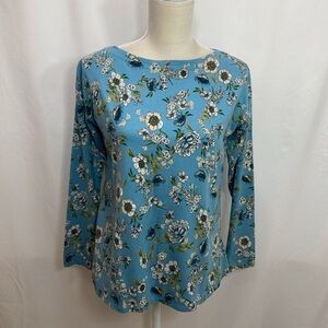 J.Jill Luxe Supima Relaxed Boat Neck Tee